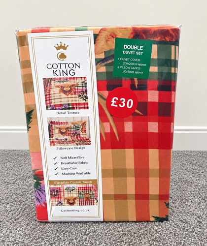 Cotton king double duvet - king,