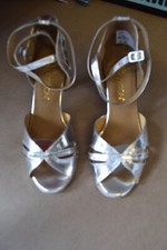 Silver 1st position 2" heel