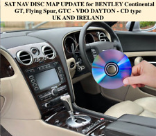 SAT NAV DISC MAP UPDATE for BENTLEY Continental GT, Flying Spur, GTC - CD 2015