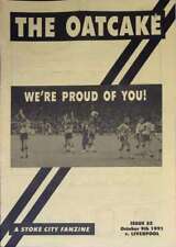 09/10/1991 Fanzine: Stoke City - The Oatcake - Issue 052 v Liverpool (water dama