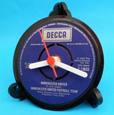 FOOTBALL CLUB Desk / Table Top CLOCKS (Choice of Teams) Upcycled Vinyl Record 4"