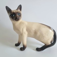 ROYAL DOULTON CAT SIAMESE  CAT STANDING MODEL No. DA 130 GLOSS PERFECT