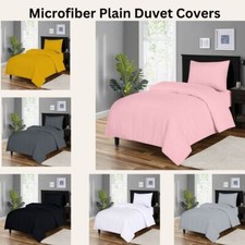 Microfiber Plain Duvet Covers