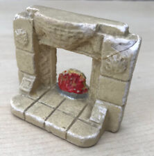 Vintage Plaster  Fireplace 16th Scale
