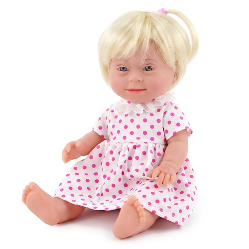 Realistic baby doll - doll, down