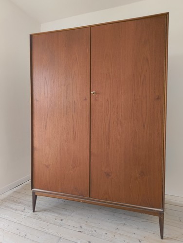 Mid century wardrobe teak - wardrobe,