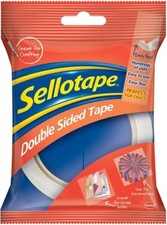 Sellotape Double Sided Tape, Strong Tape for 12 mm x 33 m 