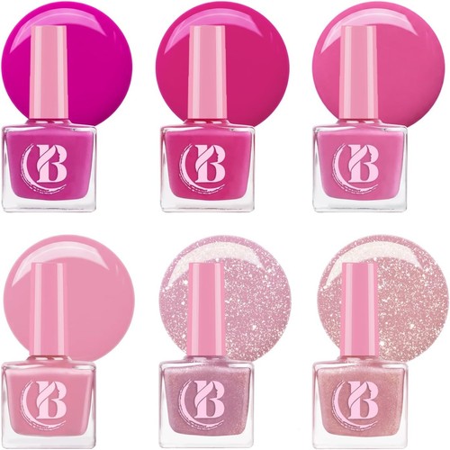 Pink nail polish set - pink,