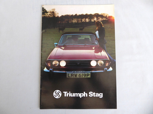 Triumph stag brochure 1970s - triumph,