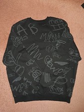Black, Red And Grey Jumper L