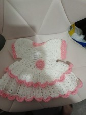 Baby Hand Crochet Dress 3/6