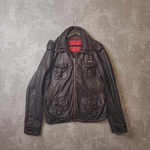 Superdry brad leather jacket - superdry,