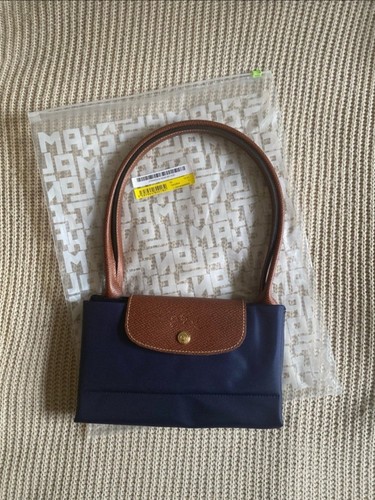 Longchamp navy blue tote - longchamp,