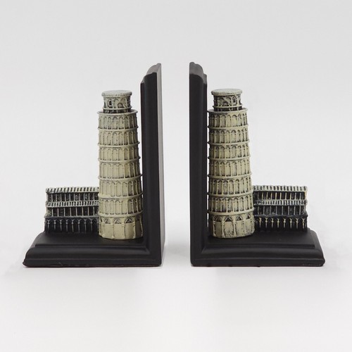 Pisa tower bookends - pisa,