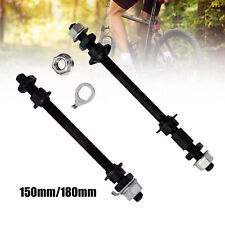 Mountain MTB Bike Bicycle Wheel Hub Axle Front & Rear Solid Spindle Shift Shaft