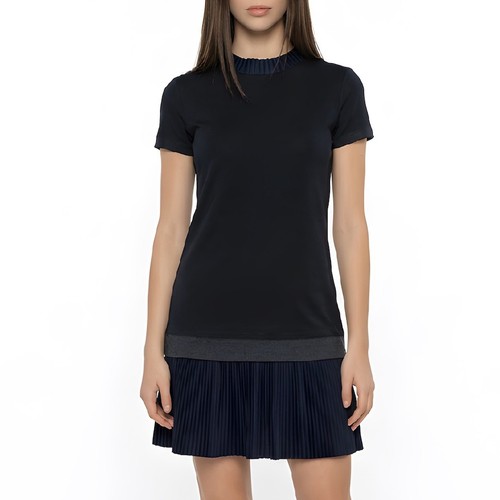 Tara jarmon black pleated - tara,