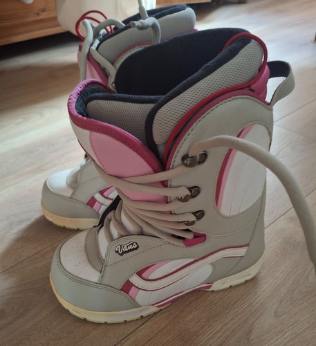 Vans pink and grey - snow, board