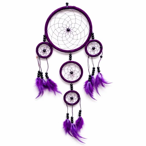 Purple tier dream catcher - 3-tier,
