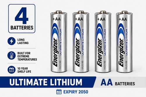 Expiry 2050 aa energizer - x,