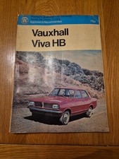Pearsons Illustrated RAC Manual Vauxhaul Viva HB