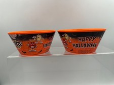 Official Mars 2013 M&Ms Happy Halloween Set Of 2 Plastic Cereal Sweet Bowls