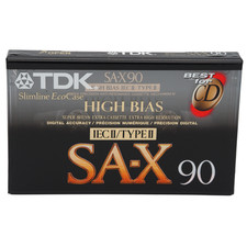 TDK SA-X 90 MINUTES TYPE II