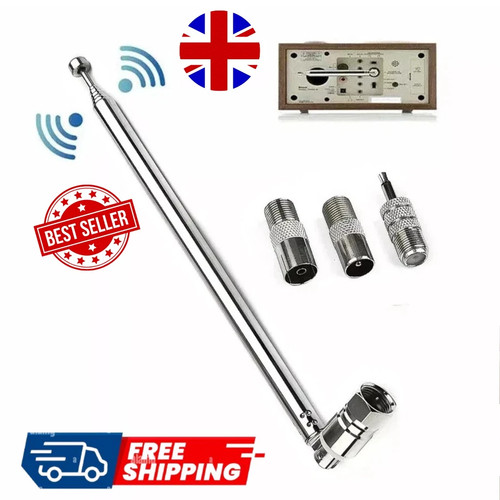 Telescopic dab radio aerial - telescopic, fm