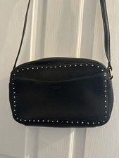 Osprey Black Leather Crossbody