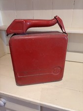 Vintage Red 2 gallon petrol/diesel can 