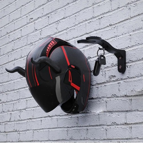 Motorcycle helmet rack wall - motorcycle,