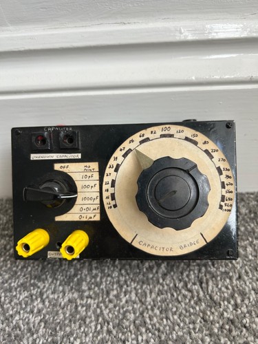 Vintage homemade capacitance - vintage,