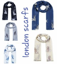 "London Scarfs"Cutie Cat Print