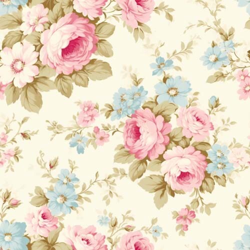 40x pink floral - and, stick