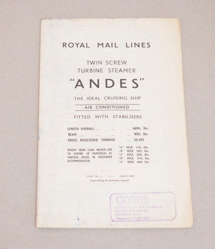 Steamer deck plan royal - royal, mail