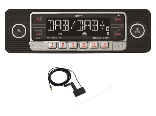 Dietz retro car stereo dab - dietz, +