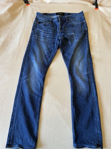 Superdry blue slim fit jeans - blue,