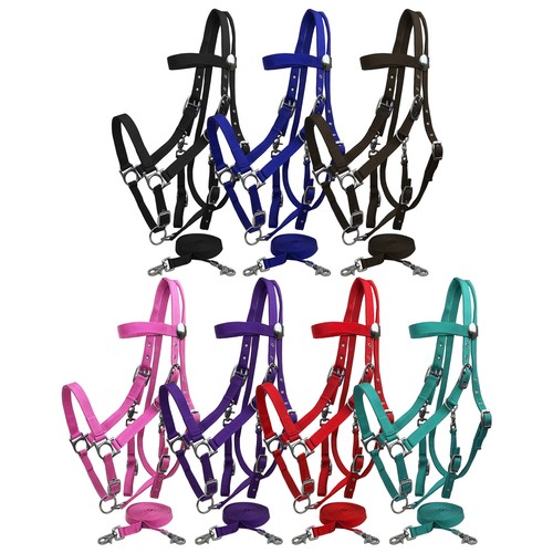 Nylon combination halter - nylon,