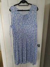 Bonmarche Ladies Dress Size 22 Blue BNWOT