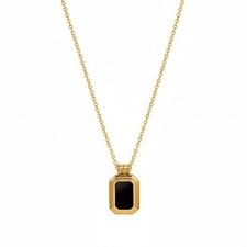Vintage Art Deco Black Onyx