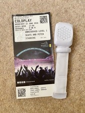 COLDLAY 2016 Wembley “Head Full Of Dreams” Tour Wristband & Ticket MEMORABILIA