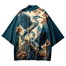 Men Kimono Coat Jacket Retro