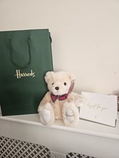 Harrods tartan bow tie Bear