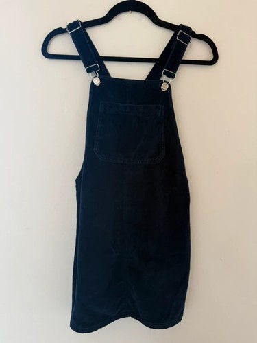 Navy blue cotton - velvet, mini