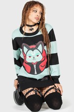 Vampurr Stripe Knitted Sweater