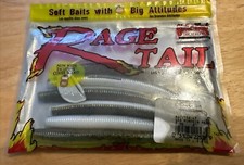 Strike King Rage Tail Cut-R Worm Green Pumpkin Pearl 6 Pack