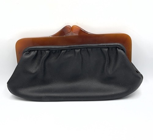 Vintage soviet black leather - vintage,