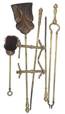 Antique brass Cleaning Set open fires coal wood Burning stoves