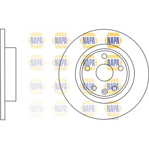 Brake discs solid for - 2x,