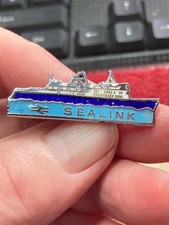 VINTAGE SEALINK FERRIES ENAMEL