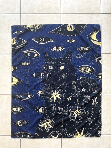 Dark blue mystical - dark, black